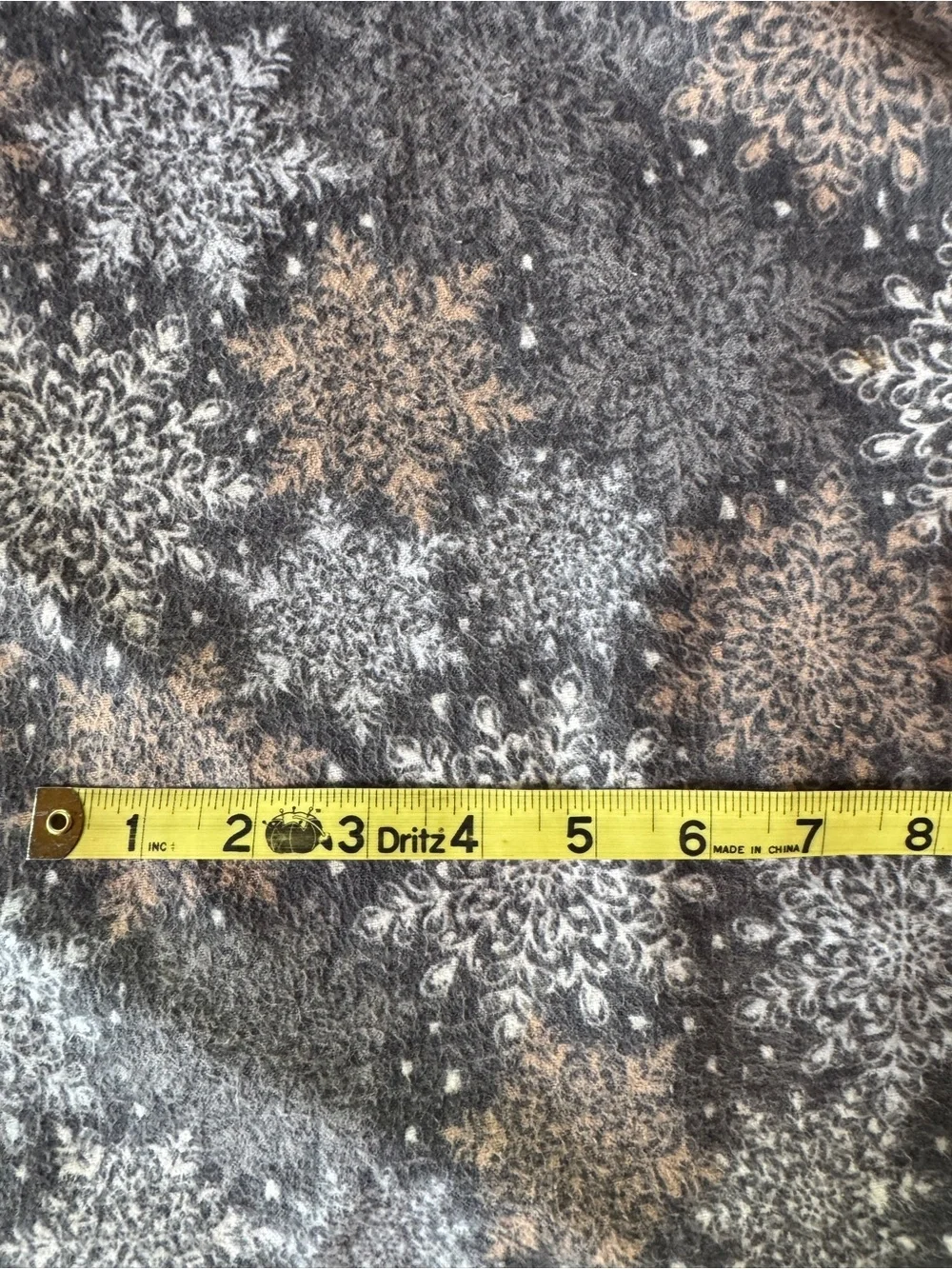 Custom THIS END UP Classic Chair Cover “Snowflake Sky” Machine Washable Flannel
